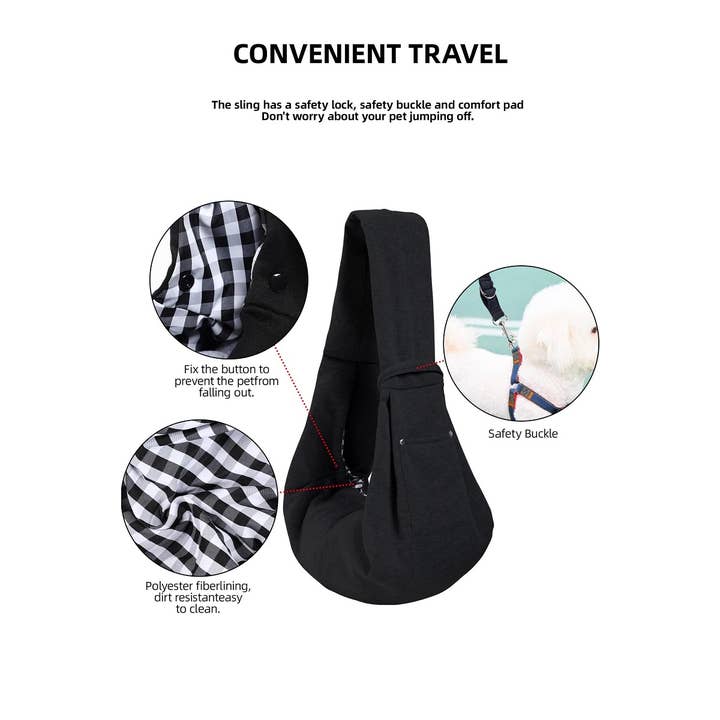 42POPS - Wholesale Crossbody bag – Women's - 1110 Pet Travel Sling Carrier SI-290322