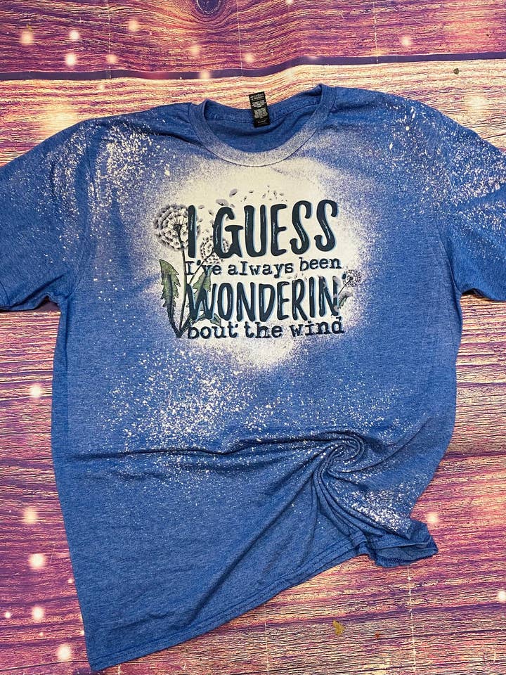 Wonderin Bout the Wind Bleach Shirt for wholesale by Cute As A Rustic Button