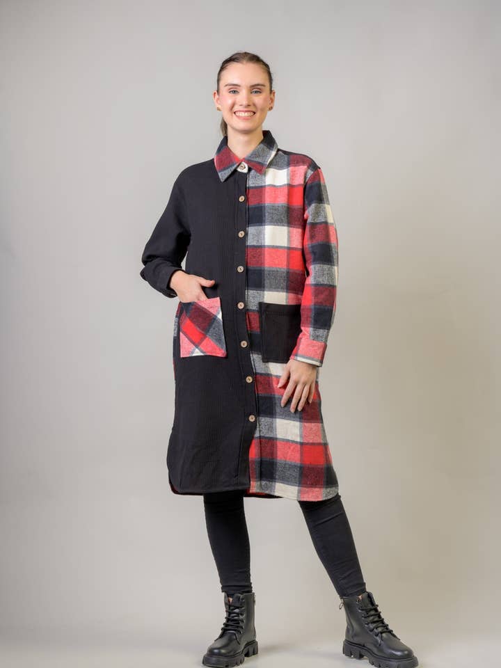 Abito chemisier Rhea Mimosa per la vendita all'ingrosso da parte di Rhea