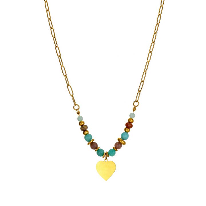 BELLE MISS - Vendita all'ingrosso Collana con ciondolo/pendaglio - Collana Valie in acciaio inossidabile2