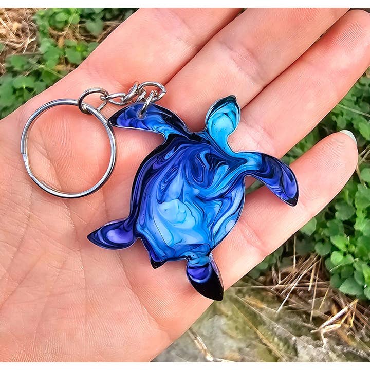 Shark Bitten - Wholesale Keychain - Unisex - Hatchlings Sea Turtle Keychain