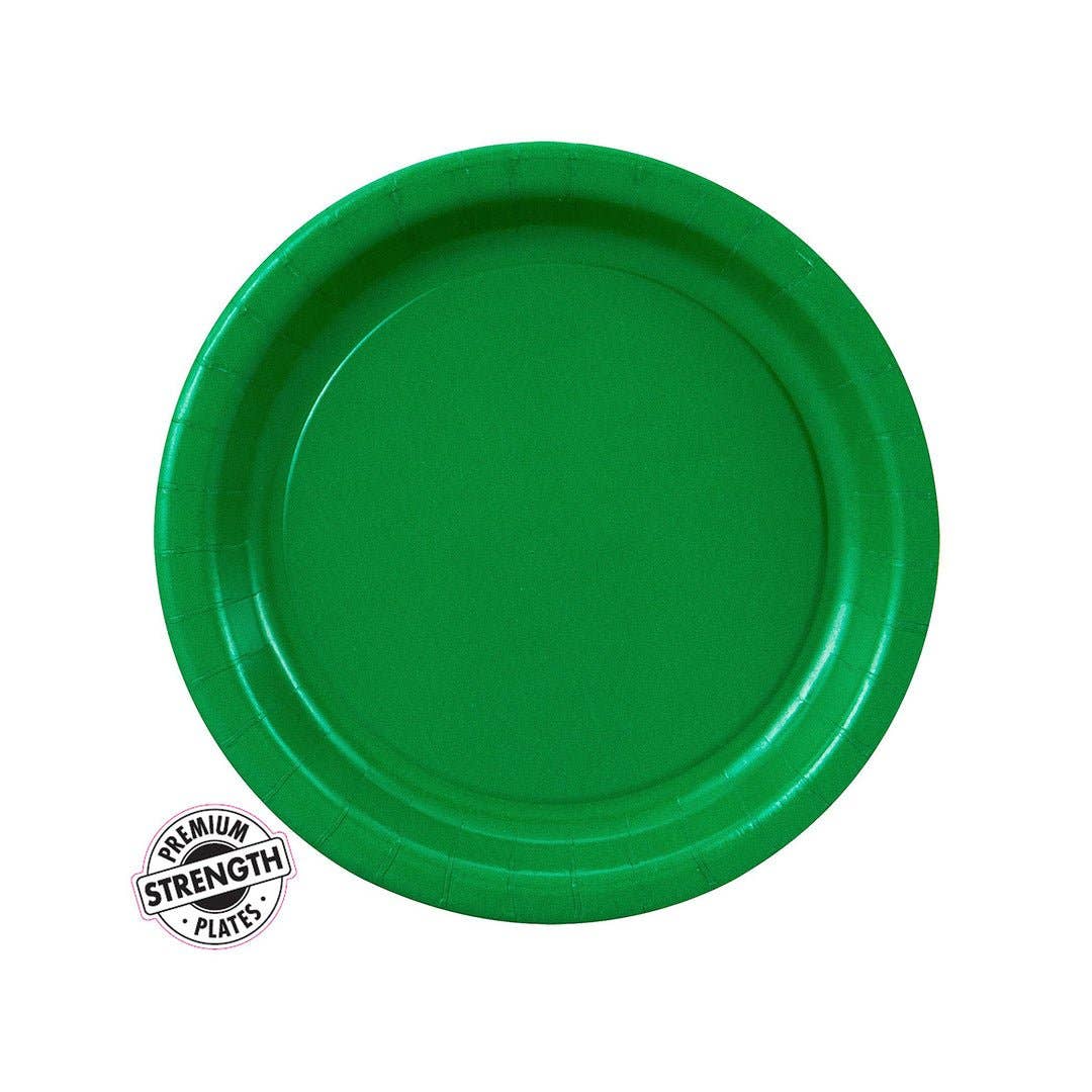 Party Expo, LLC - Wholesale Dinner Plate - Emerald Green 7" Plate0