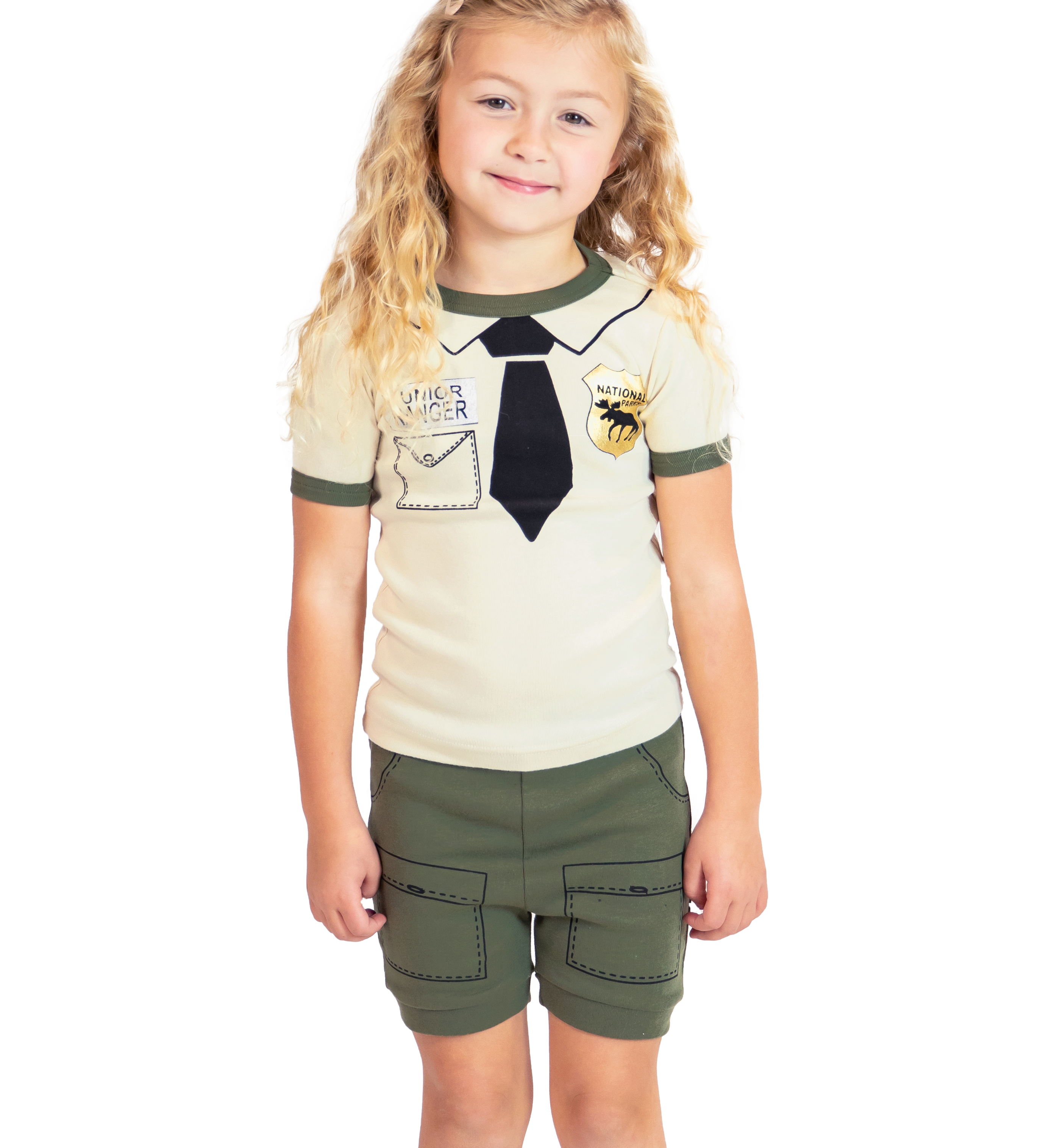Lazy One - Wholesale Top & Short Set - Kids - Junior Ranger Kid Short Set2