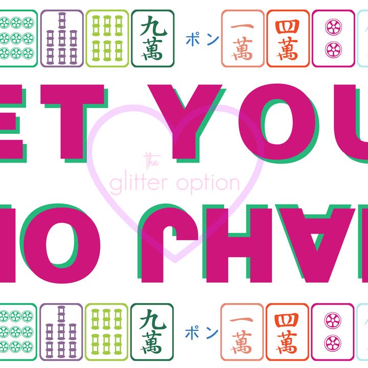 the glitter option - Wholesale Table Runner - mahjong table runner4