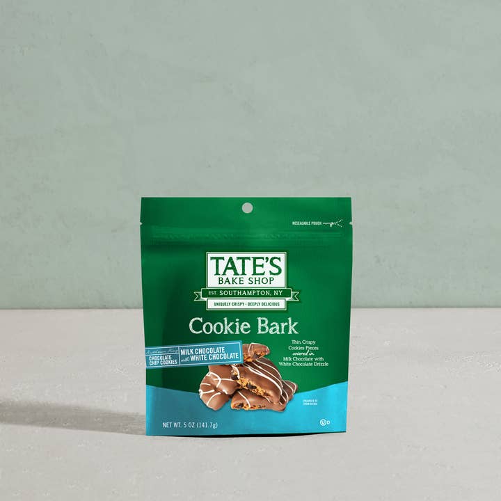 Tate's Bake Shop - Wholesale Cookie - Milk Chocolate Cookie Bark | 5 oz | 6 Count