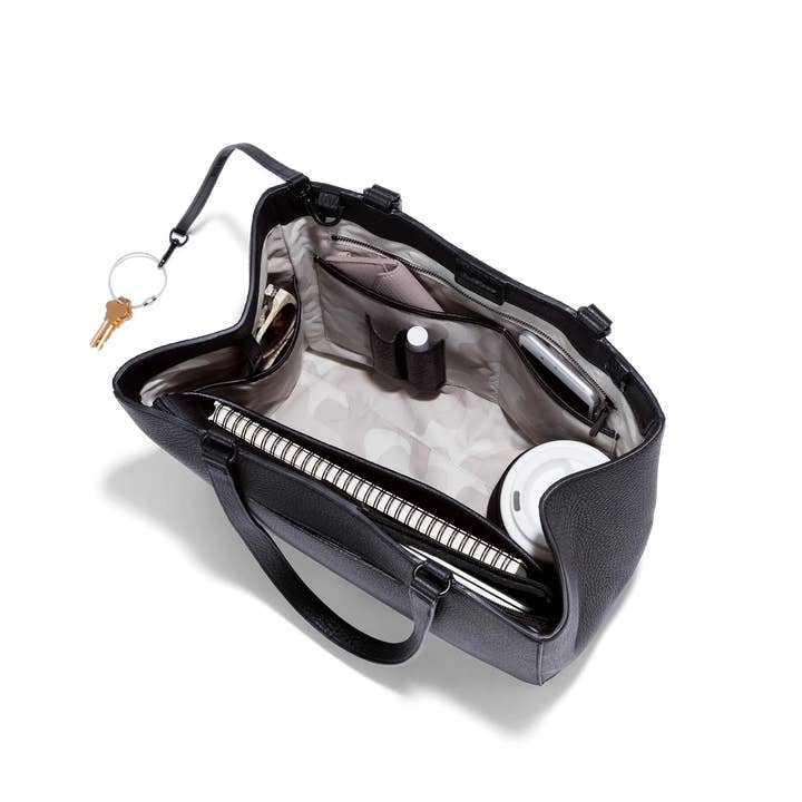 Dagne Dover - Wholesale Tote Bag - Unisex - Allyn Tote in Onyx, Medium