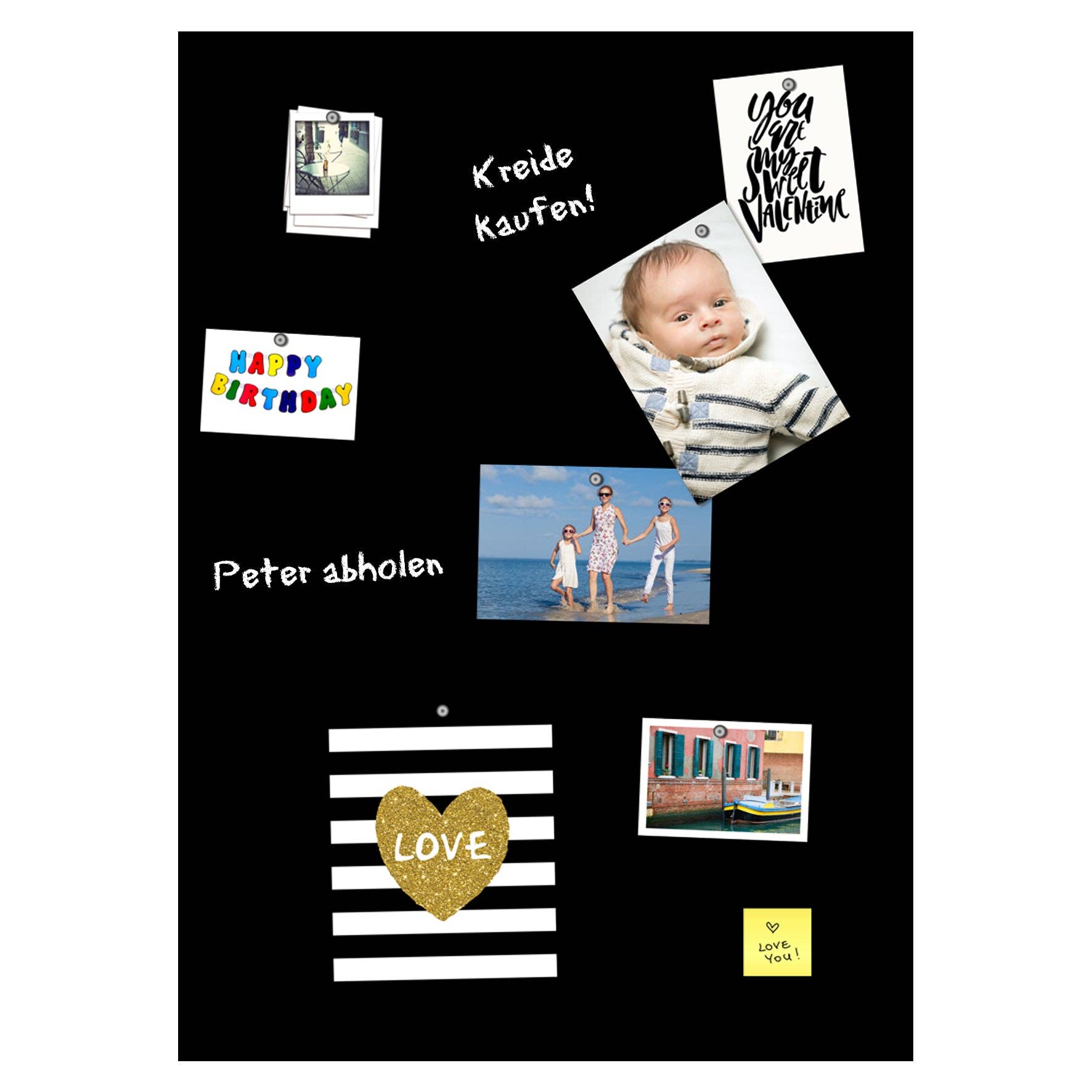 Queence - Wholesale Magnet Board - Magnetic blackboard film - black0