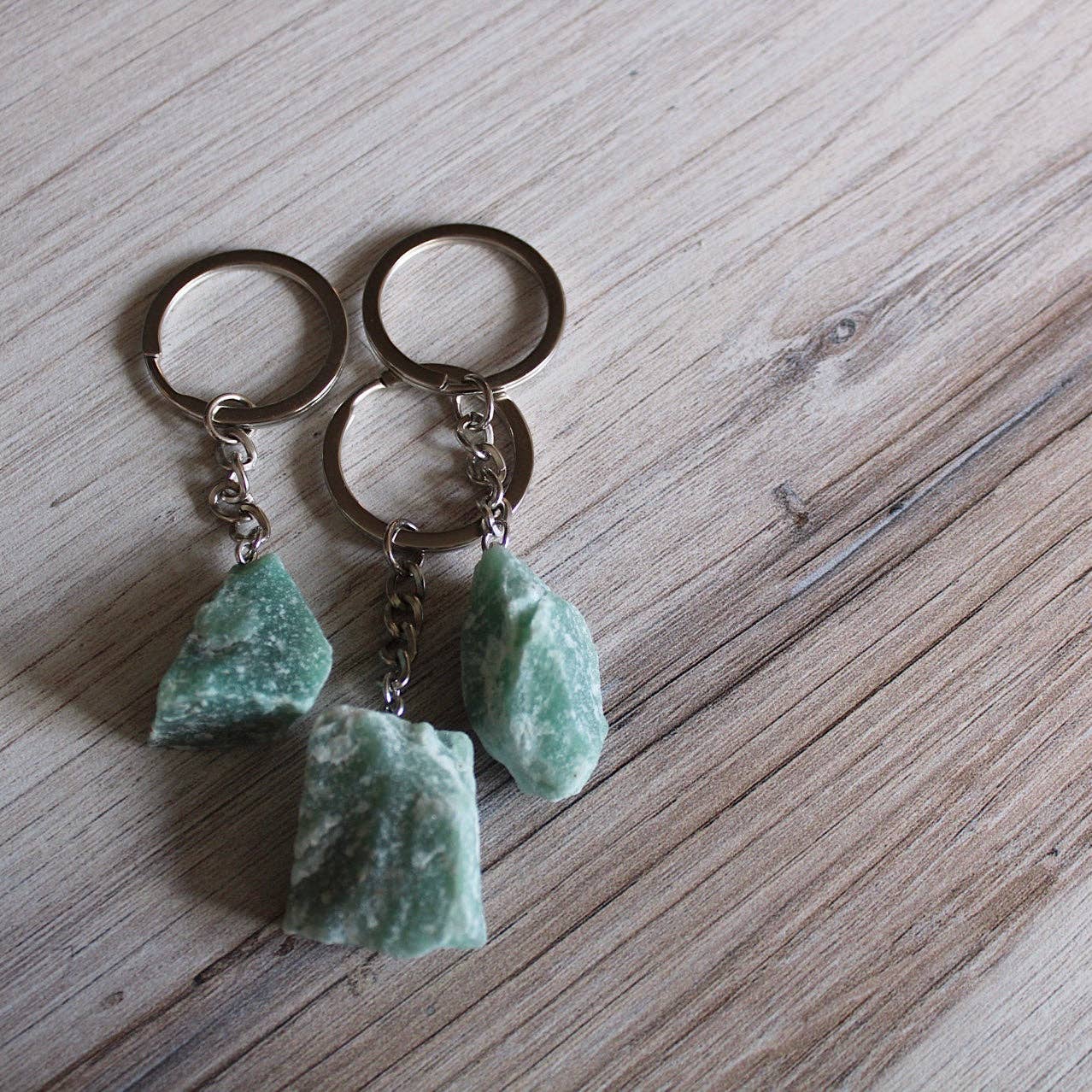 Pebble House - Wholesale Keychain - Unisex - Raw Crystal Keychain (Crystals & Stones)6