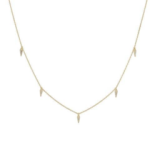 Collier à pointes triangulaires suspendus pour la vente par Jewels of Mewar