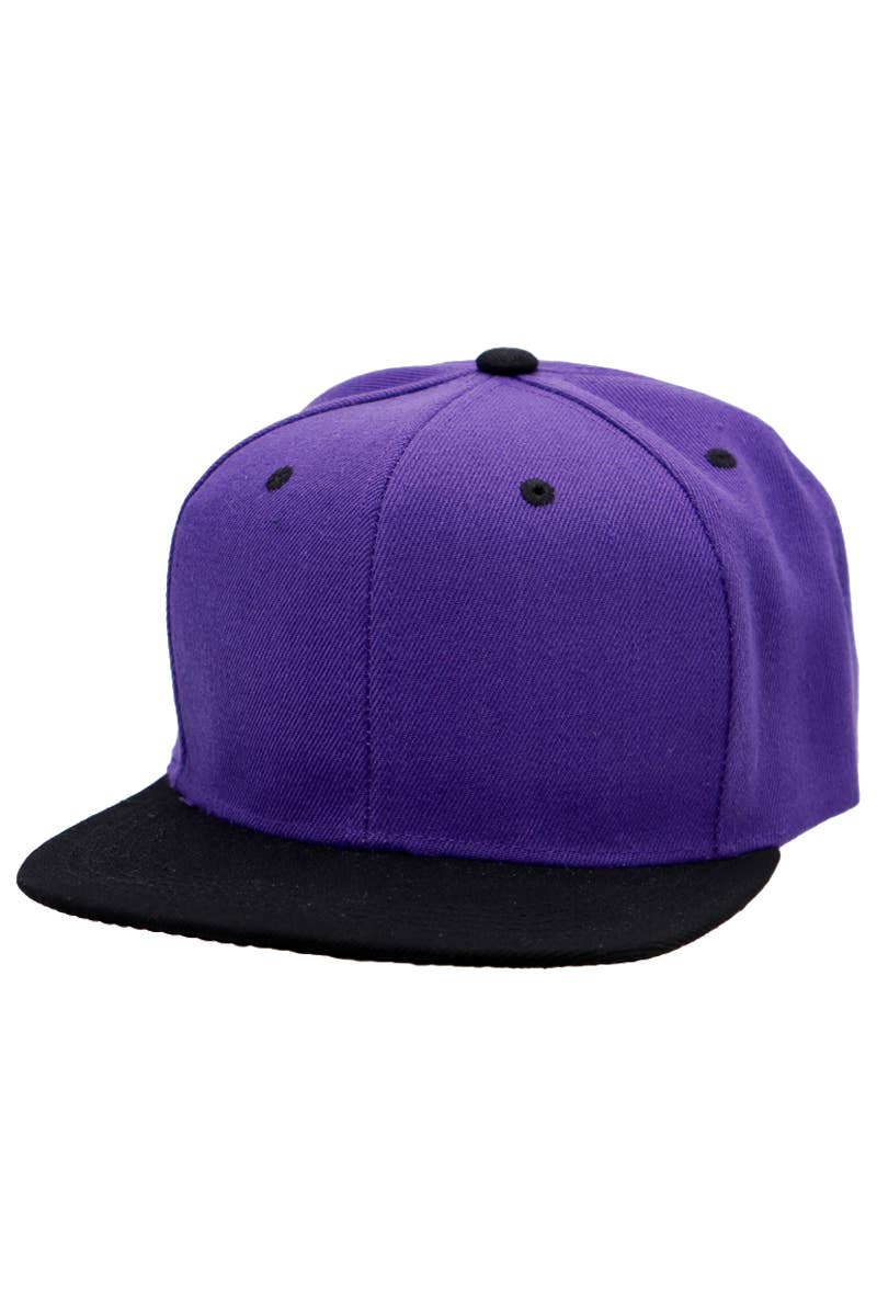 Cap Zone - Venta al por mayor Gorra snapback - Unisex - Gorra de sarga bicolor con visera plana en la parte trasera3