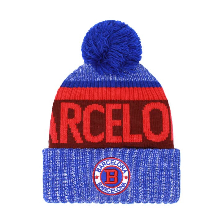 ChoKoLids - Vente Bonnet – unisexe - Bonnets à pompons brodés Football Sports City42