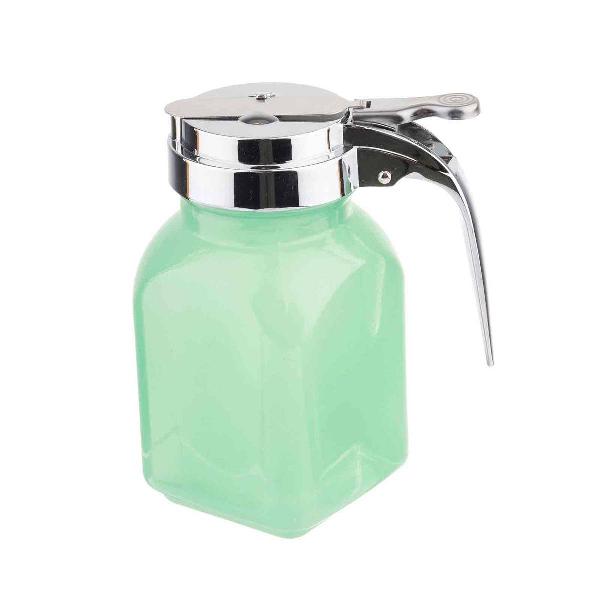 TableCraft Products Company - Wholesale Oil/Vinegar Dispenser - Jadeite Glass Collection 6 oz Syrup Dispenser