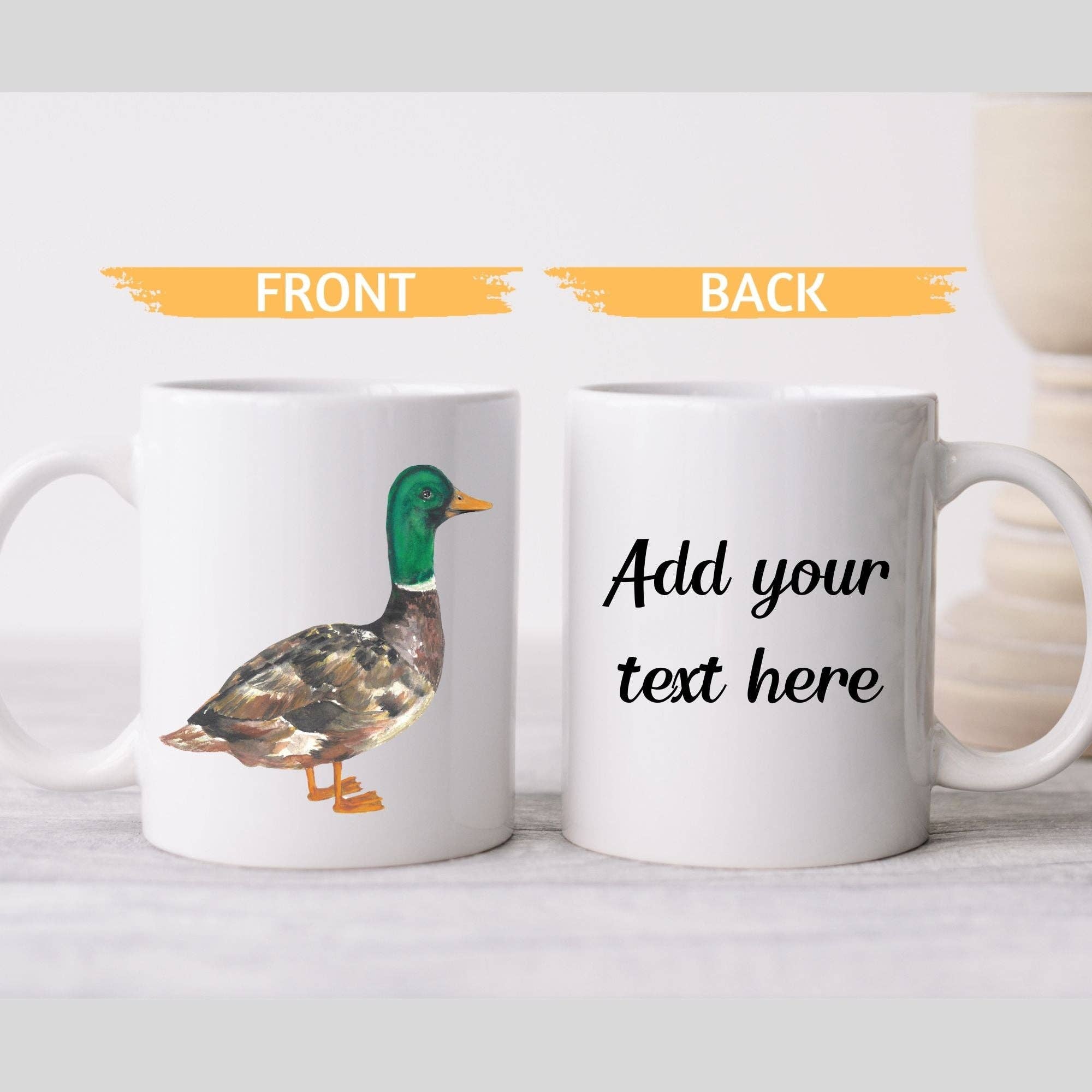 MerikaArt – Caneca por atacado – Caneca de Café de Cerâmica com Pato-real2