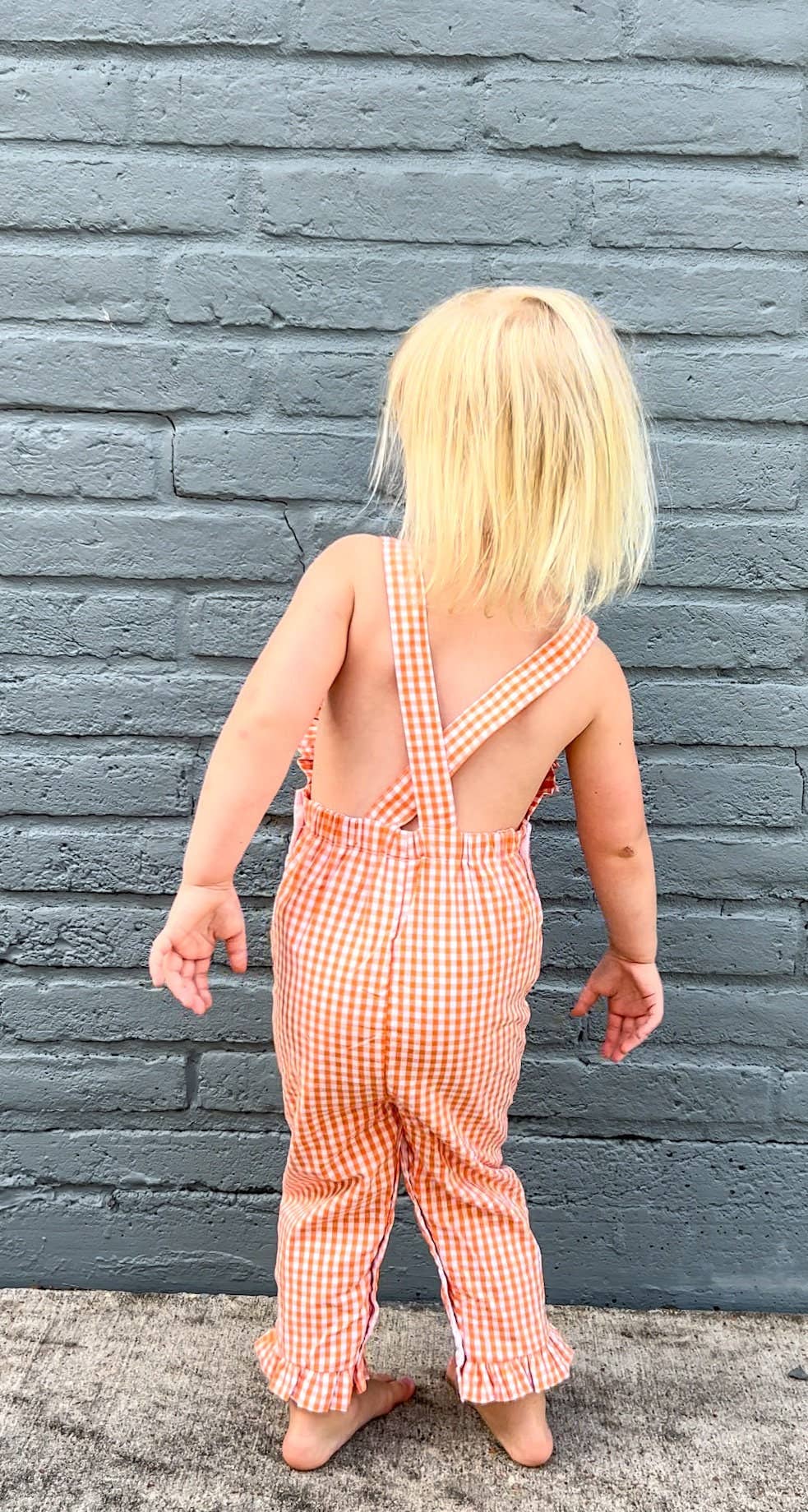 Rea Rea J's - Wholesale Overalls - Kids - Pumpkin Overalls2