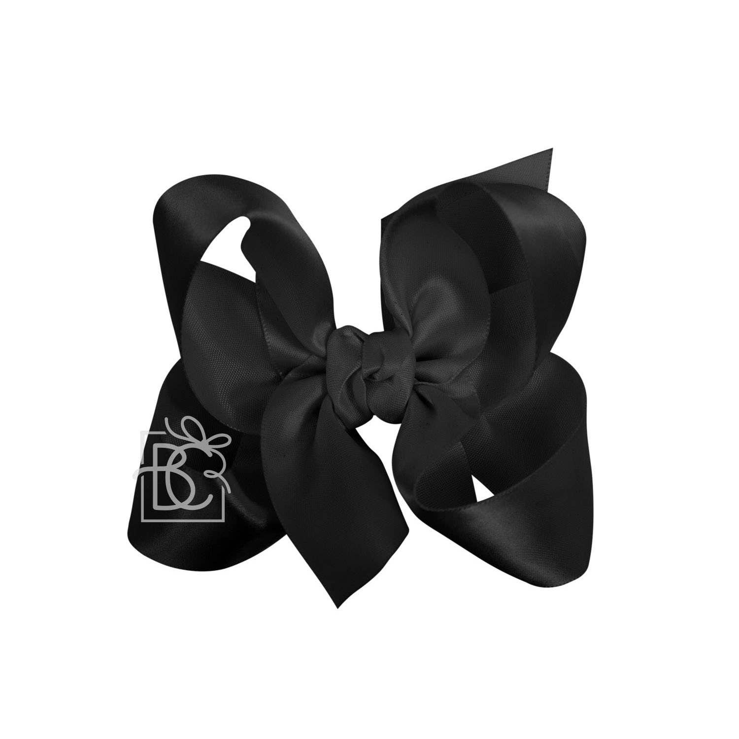 Beyond Creations, LLC - Wholesale Hair Bow - Kids - SATIN BOW ON CLIP249
