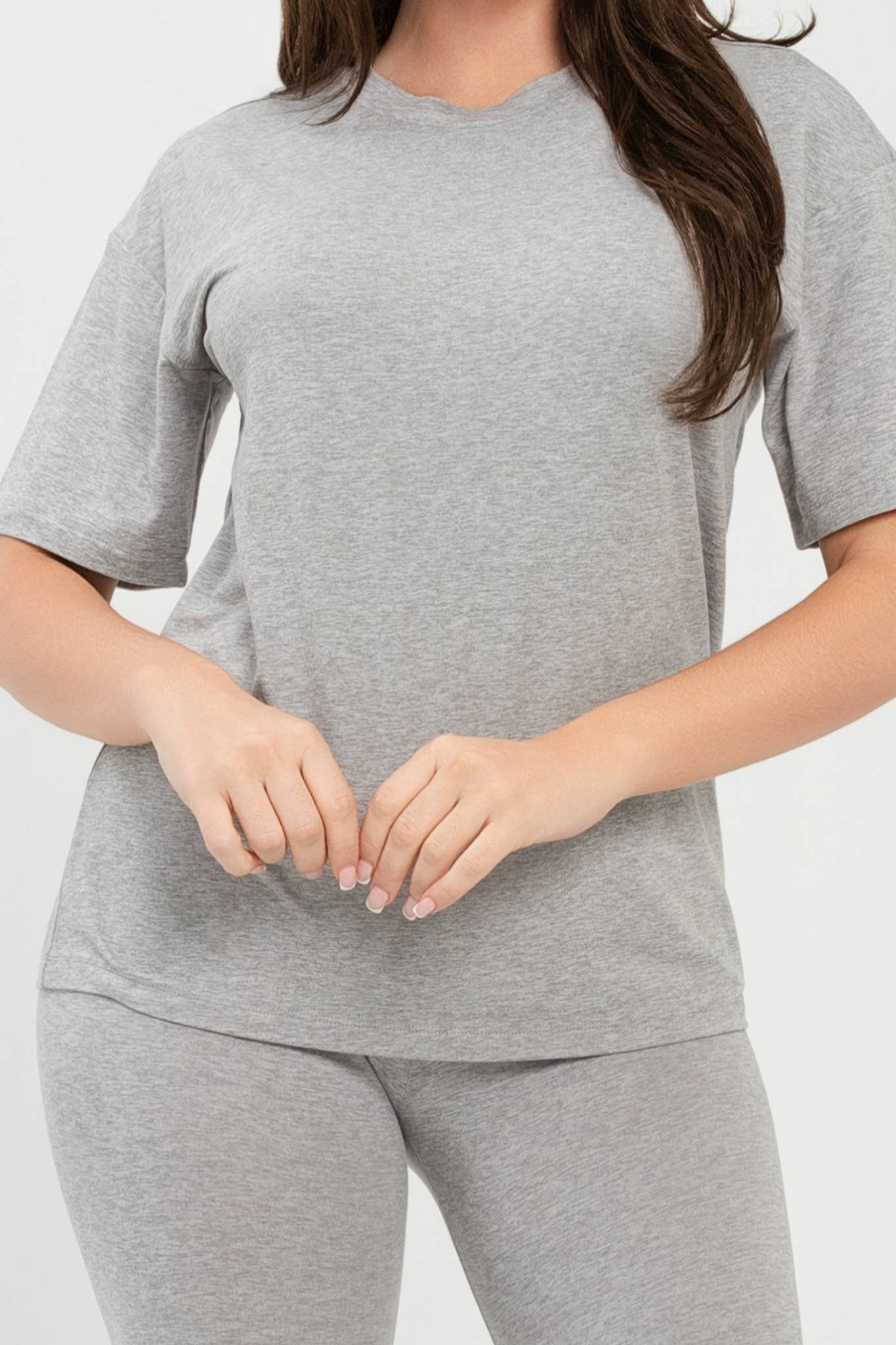 Julia by LoveJ – wholesale Set med topp och byxa – Dam – Set med borstad Dty rundhalsad topp och leggings38