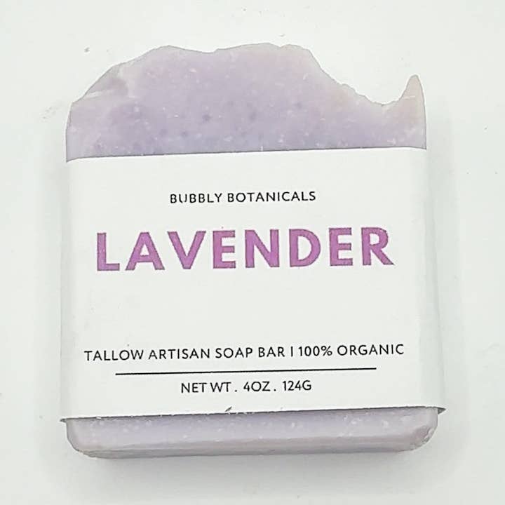Lavender Tallow Soap – Calming, Aromatherapy Scent for wholesale by Bubbly Botanicals