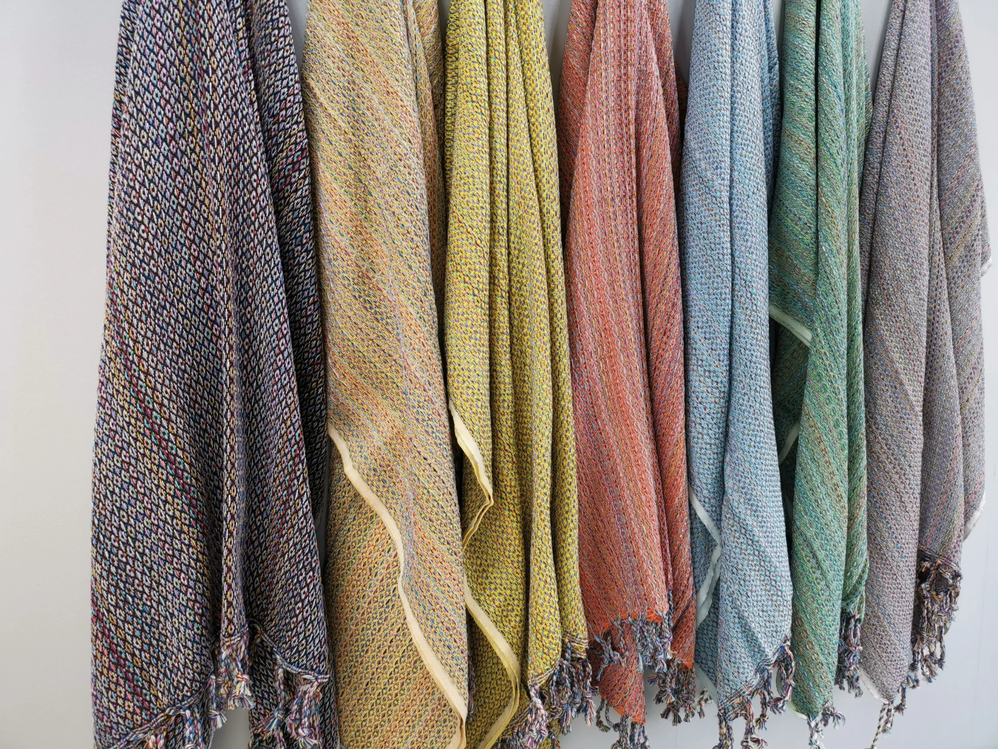 Buluty - Wholesale Throw Blanket - Multicolor Turkish Cotton Throw Blanket Towel, Peshtemal8