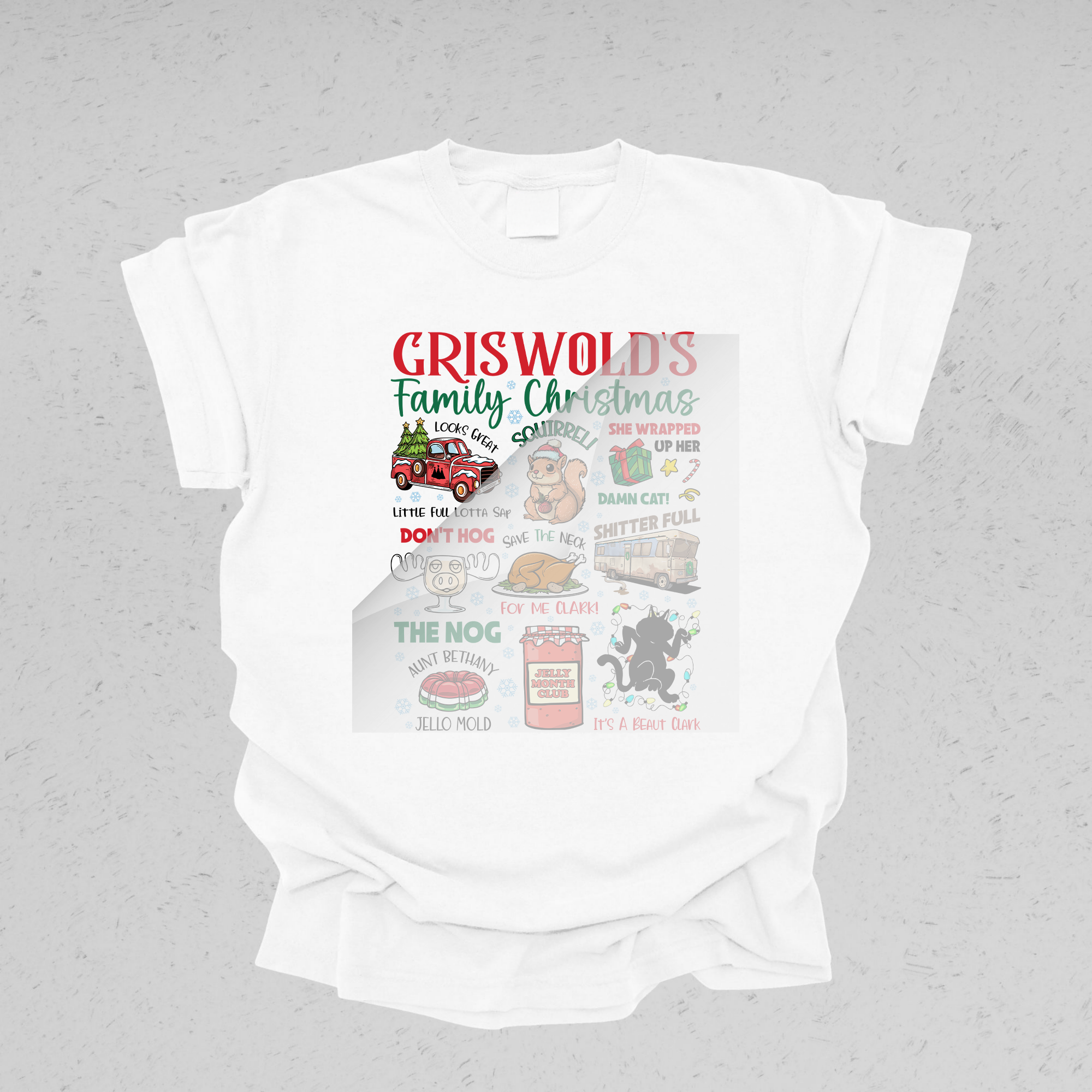 DTF Office - Wholesale Sublimation Transfer - Family Christmas DTF Transfer1