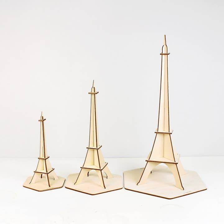 Reine Mère - Venta al por mayor Artículo decorativo de mesa - Torre Eiffel - Maqueta grande de madera (fabricada en Francia)