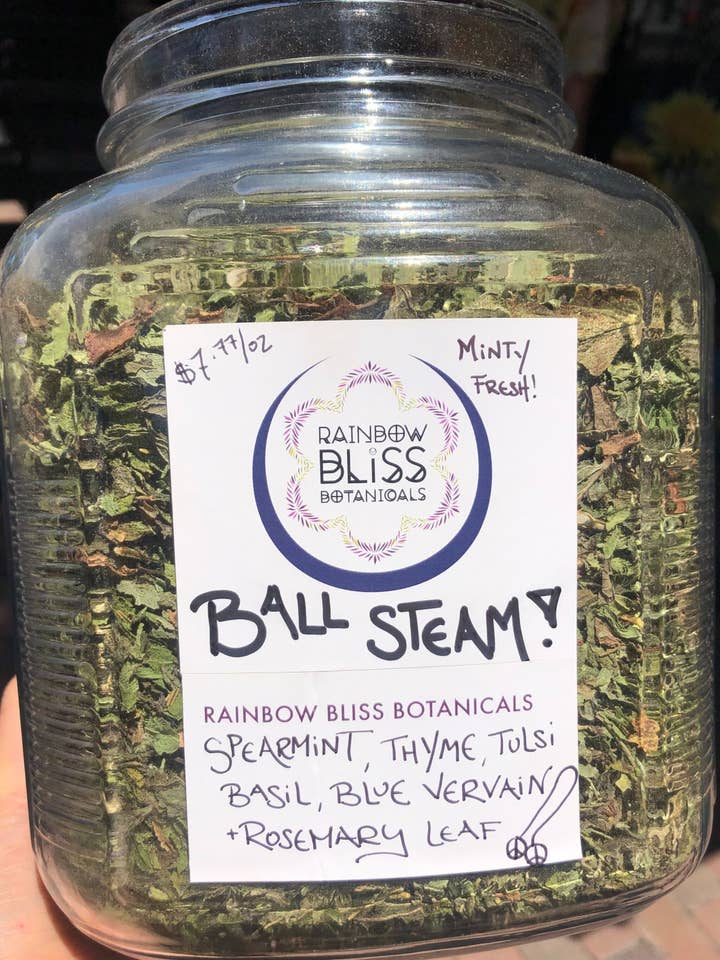 Ball Steam! for wholesale by Rainbow Bliss Botanicals