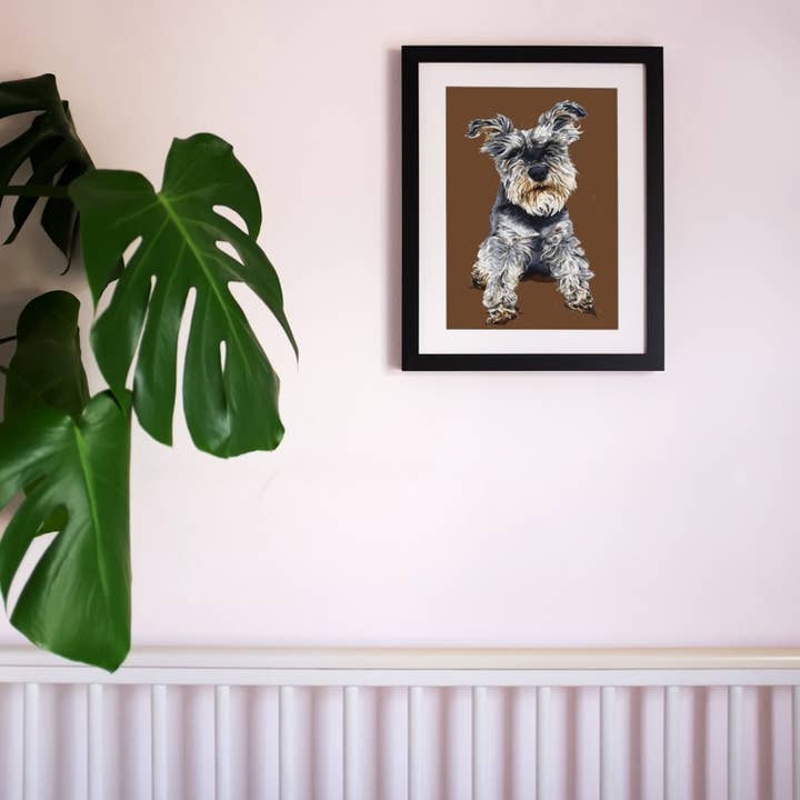 Some Ink Nice - Vendita all'ingrosso Stampa artistica - Stampa artistica Schnauzer * Stampa artistica A4 * Dog Art * Schnauzer Art2