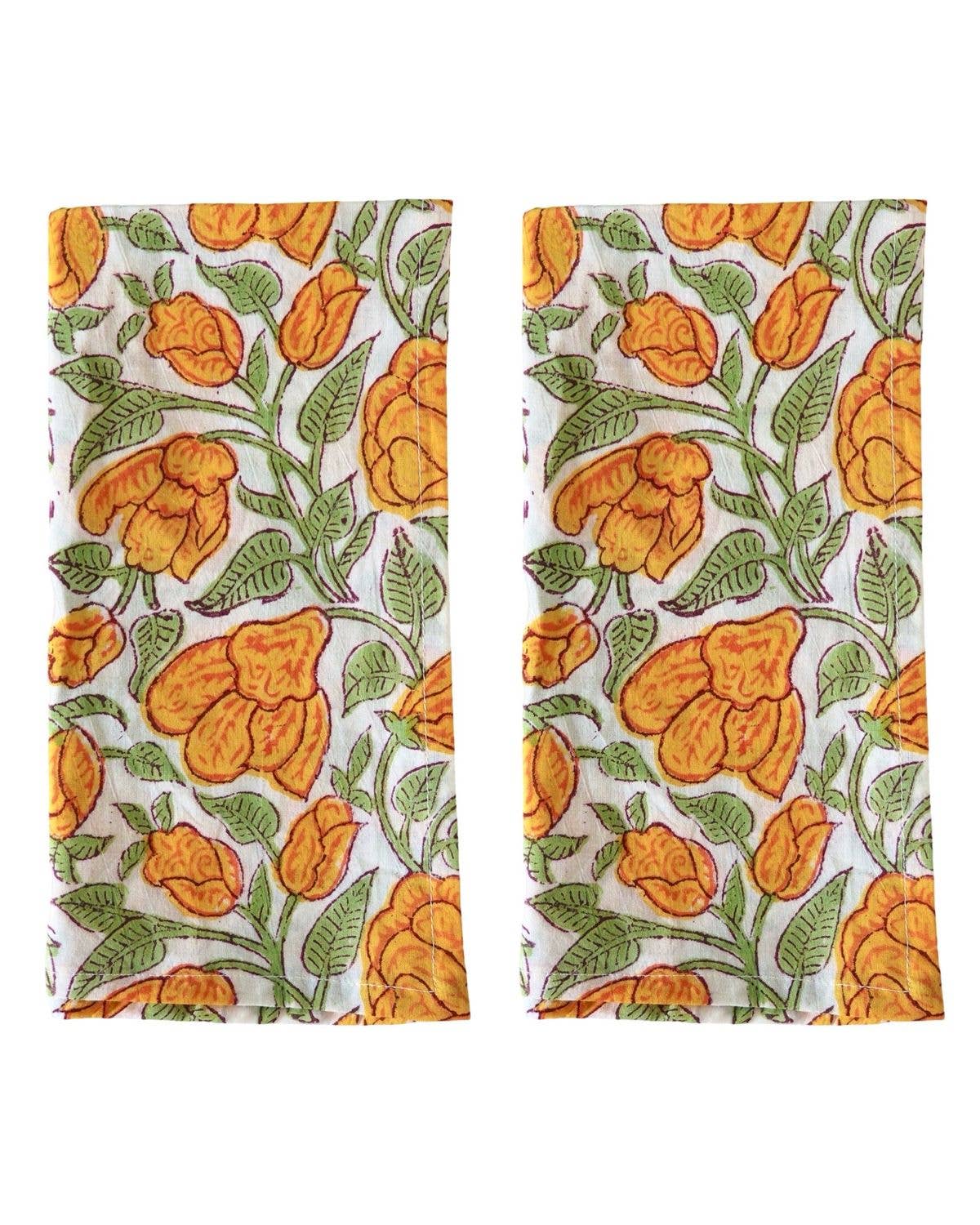 Studio Noticed - Wholesale Dinner & Cloth Napkin - Cotton napkin set flower design