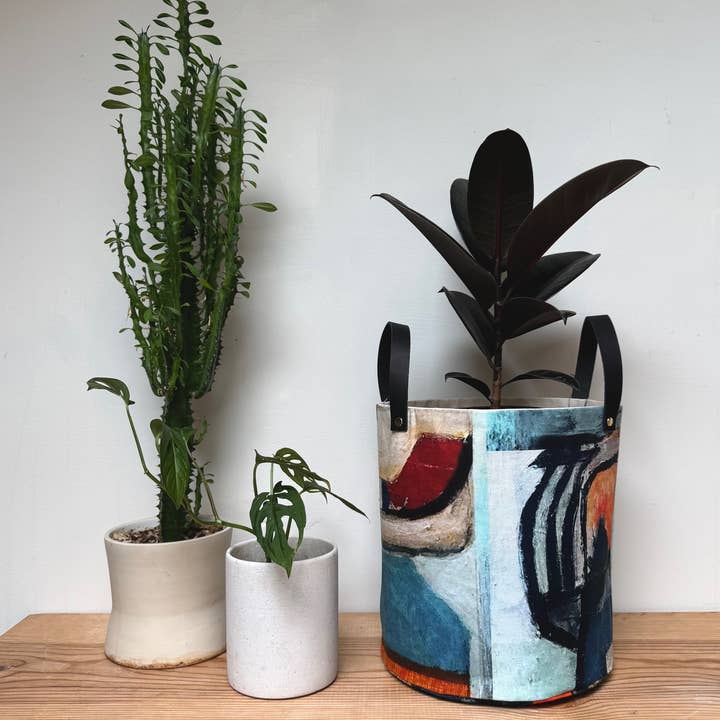 Fremont Basket in Azul - Micah Kassell X F&C for wholesale by Frankie & Coco PDX