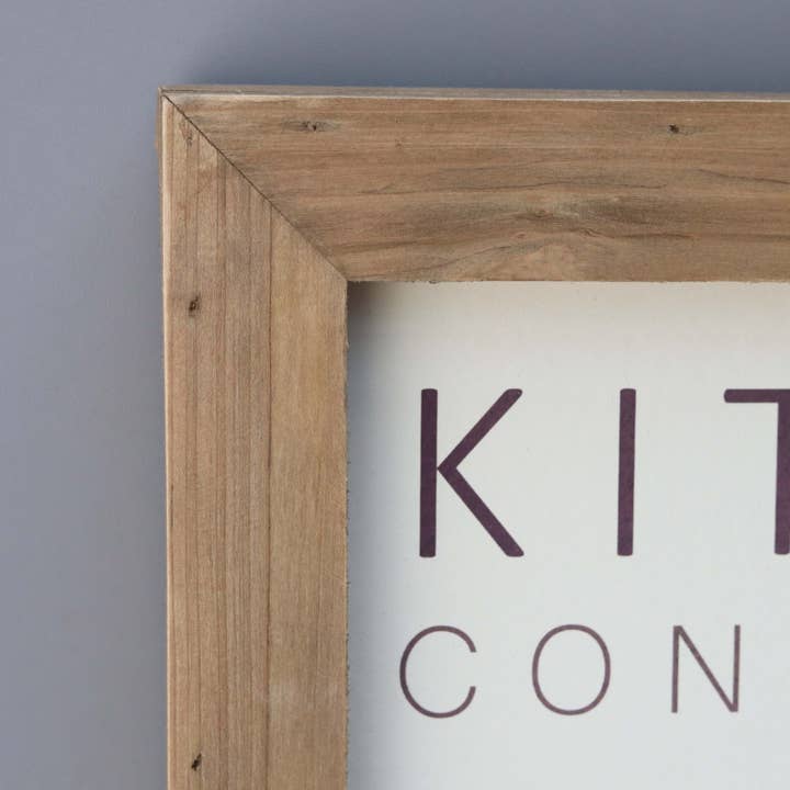 Paris Loft Inc - Wholesale Sign - Kitchen Conversion Chart Wood Frame Wall Plaque