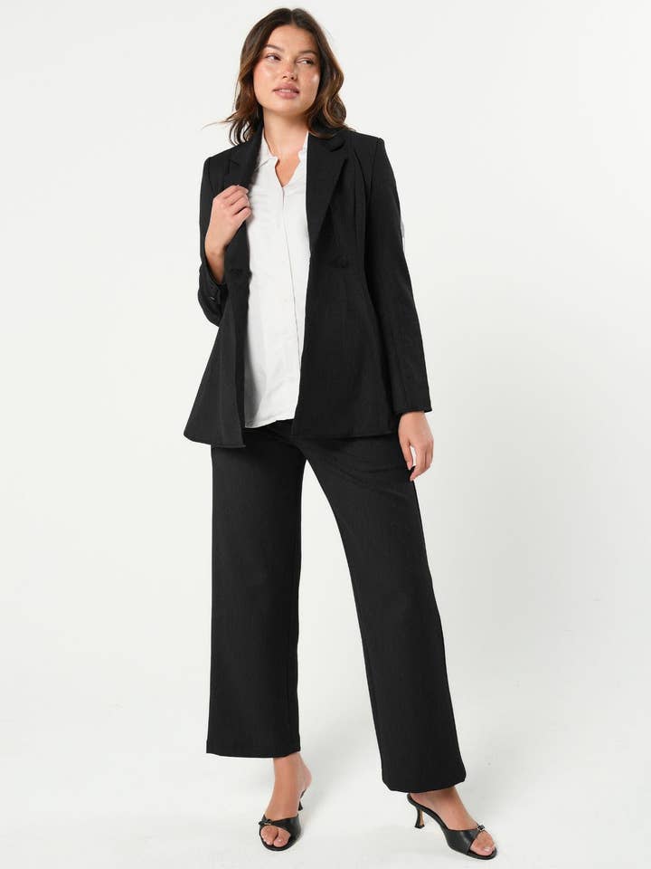 Nathalie Wide Leg Maternity Trouser (Regular & Petite) for wholesale by MARION