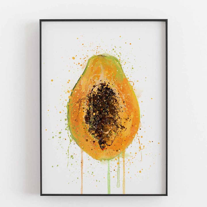 We Love Prints - Vente Affiche d'art - Impression murale Papaye Fruit5