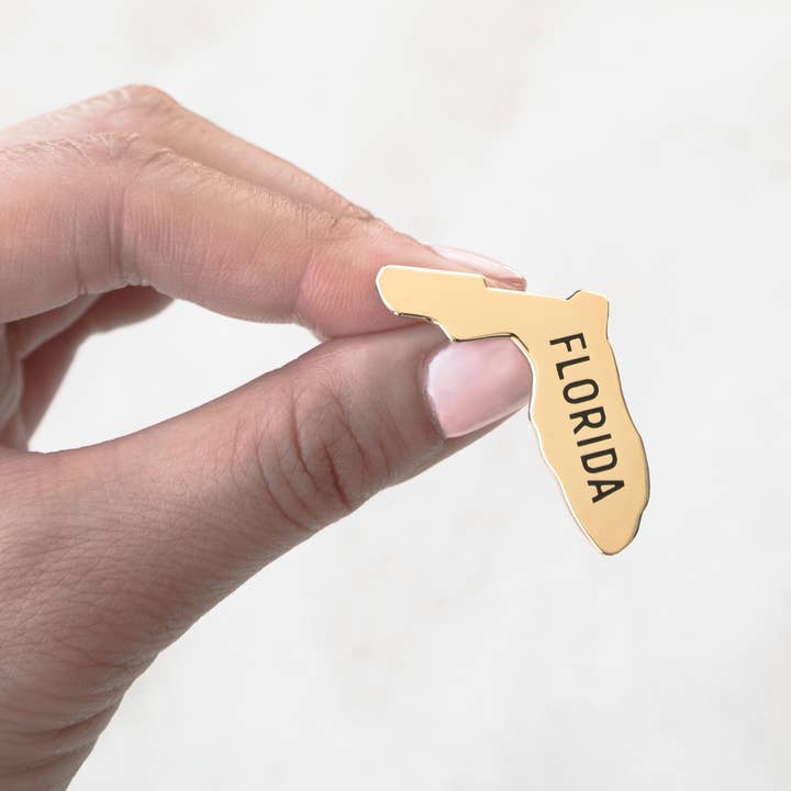 Everyday Olive - Wholesale Lapel Pin/Button - Florida Pin1