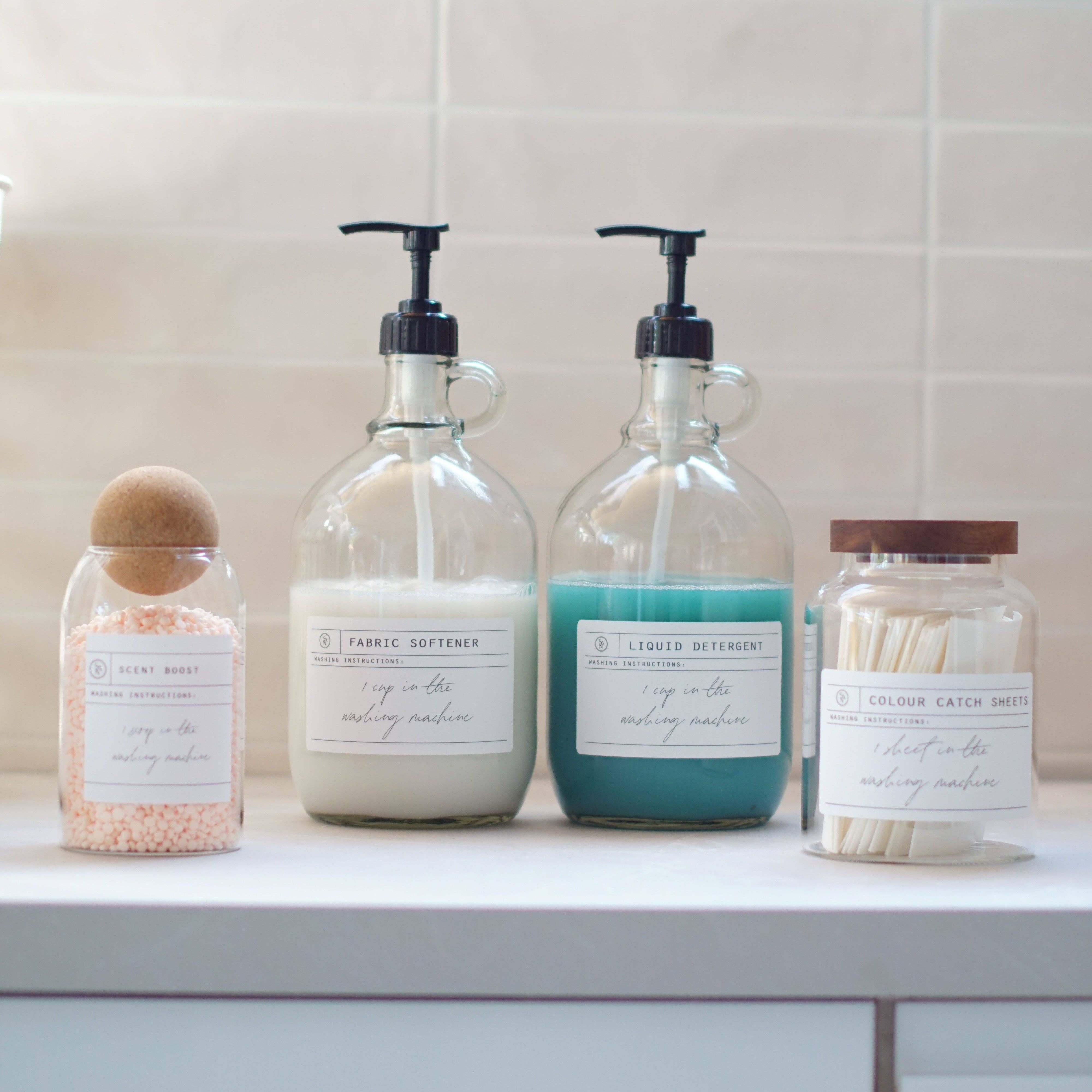 So At Nature – wholesale Laundry detergent powder/pods – Deluxe Laundry Storage Set - So At Nature2