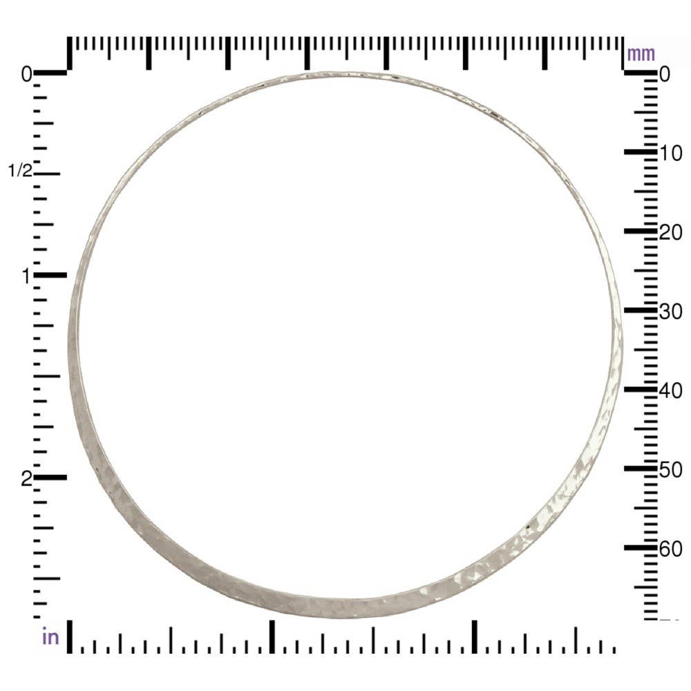 Nina Designs - Wholesale Bangle Bracelet - Sterling Silver Bangle Bracelet - Hammered Eclipse3