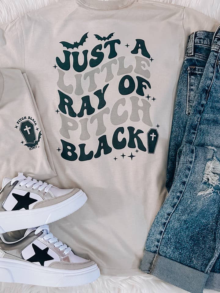 Little Ray Of Black Graphic Tee for wholesale by The Sassy Owl