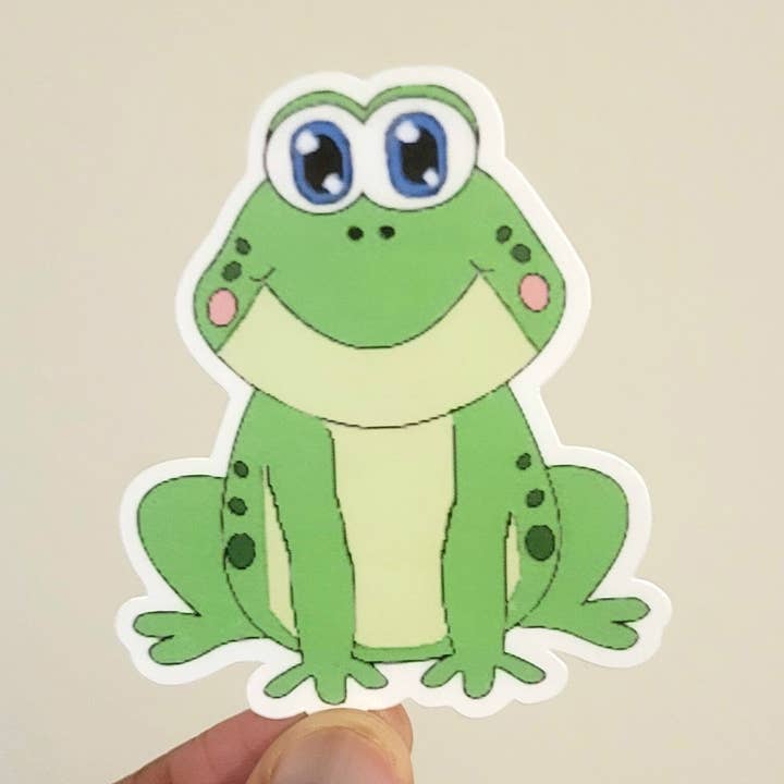 Kikkersticker | Laptopsticker voor wholesale door CraftdeeD