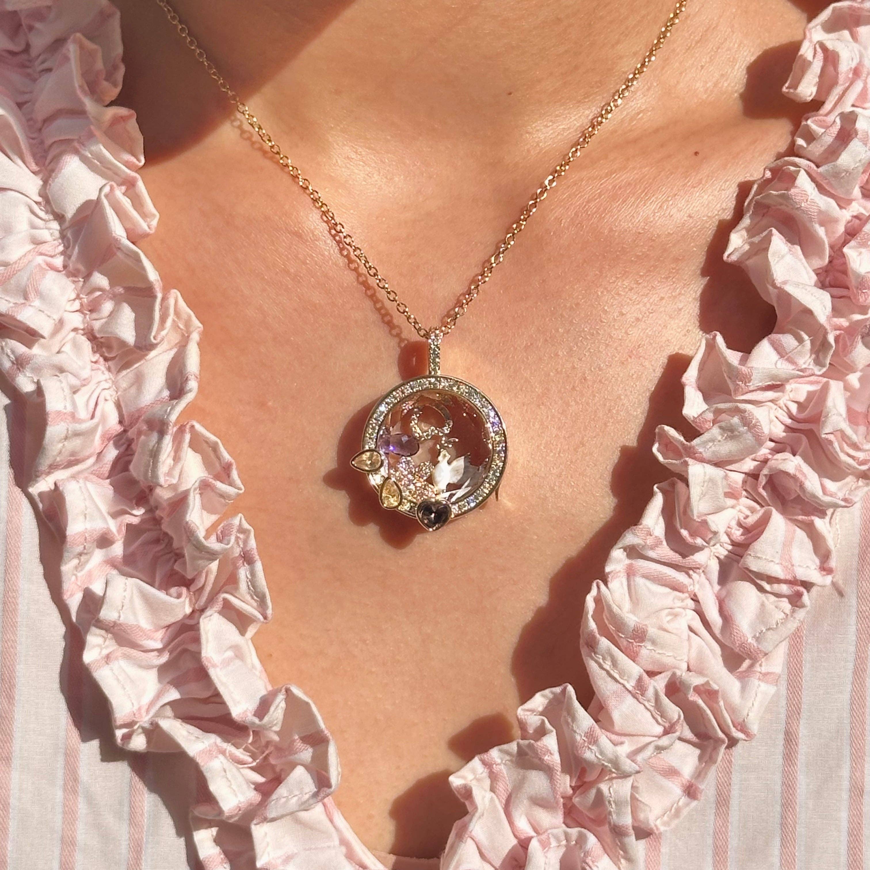 Verdivine - Wholesale Pendant/Charm Necklace - Personalized Heartstone Charm Box Necklace4