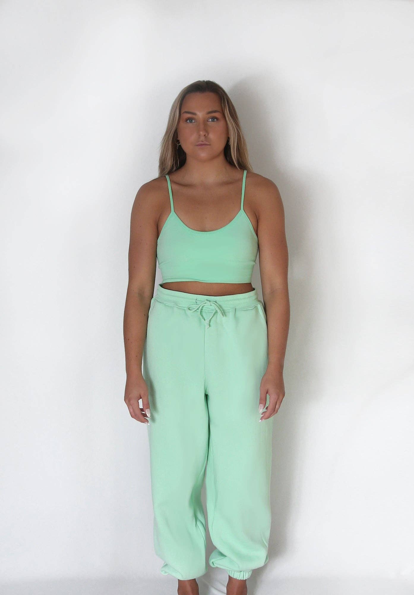 Moist Sweats - Vendita all'ingrosso Pantaloni sportivi/da jogging loungewear - Donna - Pantaloni della tuta — Pastel Green1