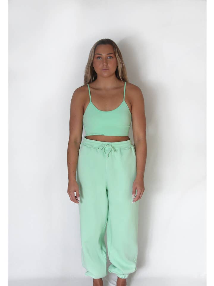 Moist Sweats - Vendita all'ingrosso Pantaloni sportivi/da jogging loungewear - Donna - Pantaloni della tuta — Pastel Green1