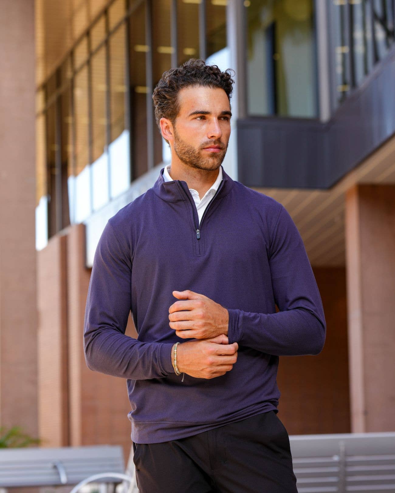 USA Palm – Polo - Homem por atacado – Fecho de 1/4 Mesclado118