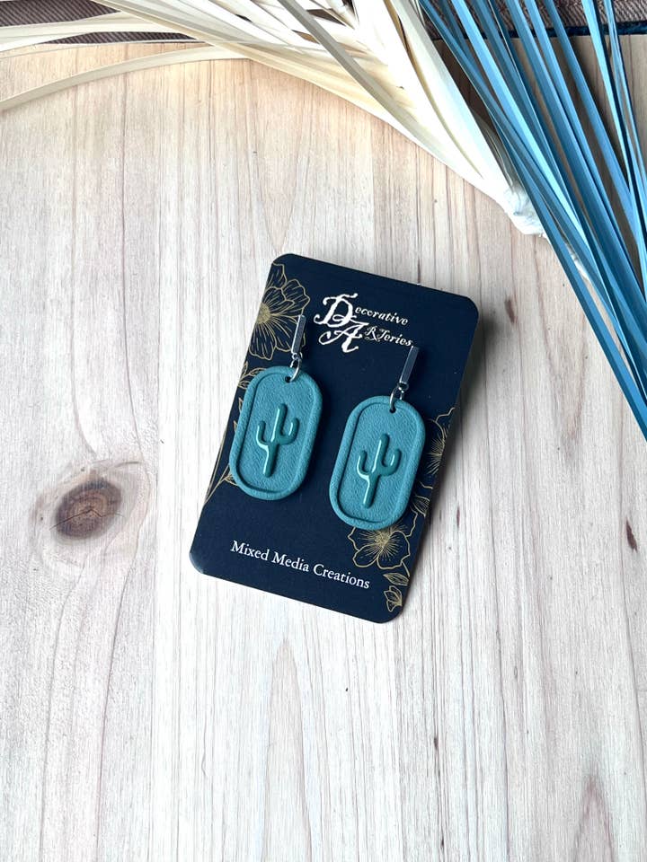 Embossed Cactus Drops for wholesale by Decorative ARTeries