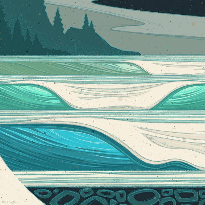 Abel Arts - Wholesale Art Print - NW Moon - WHLSL Print2