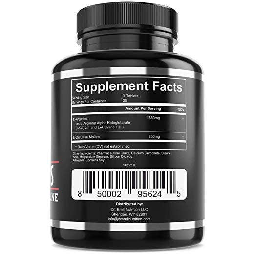 Dr. Emil Nutrition – wholesale Oral supplement/vitamin – Goliath - ARGININE Plus3