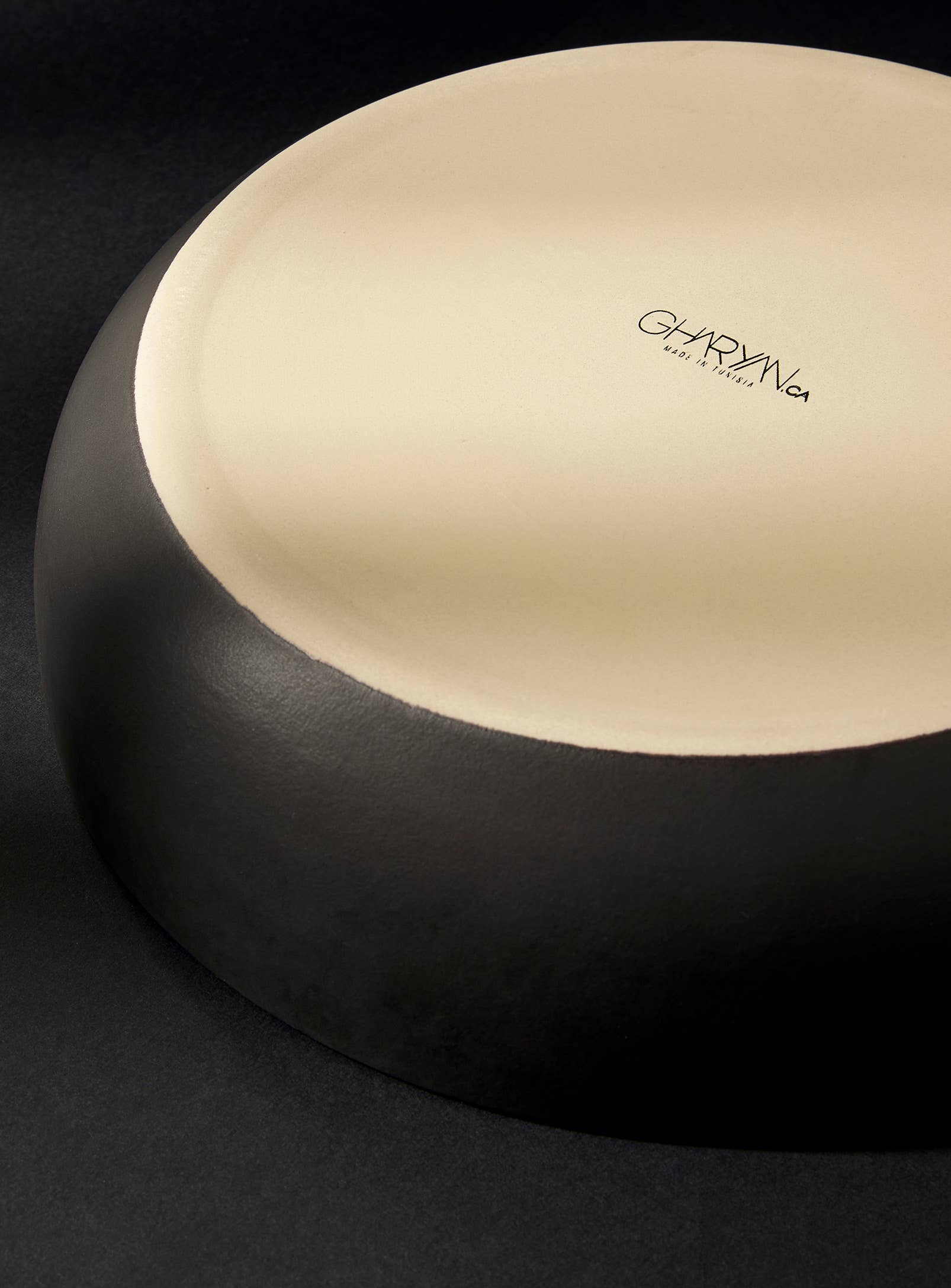 GHARYAN Stoneware & Olive Wood Tableware | Ships from USA - Wholesale Serve Bowl - Stoneware Shallow Serving Bowl | EWA 60 oz9