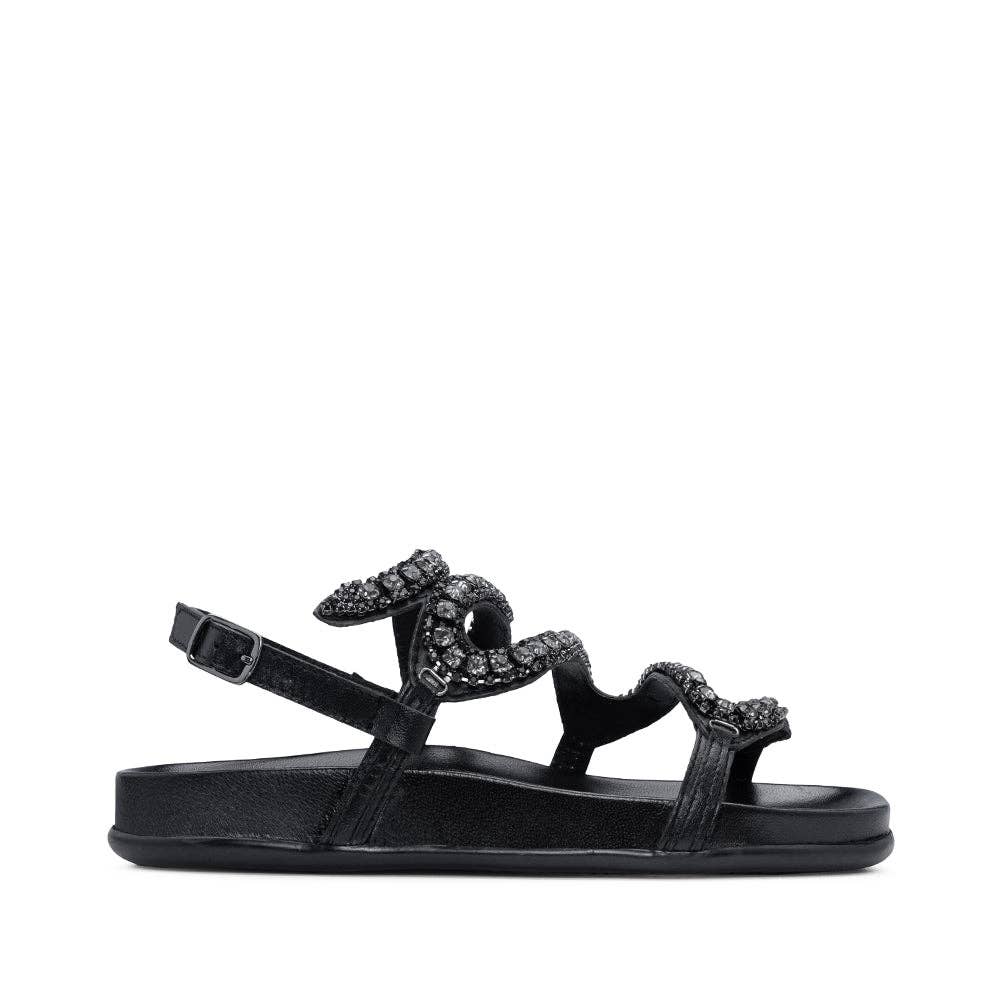 What a Shoes - Vente Sandales – femme - SANDALES PLATES EN FORME DE SERPENT4