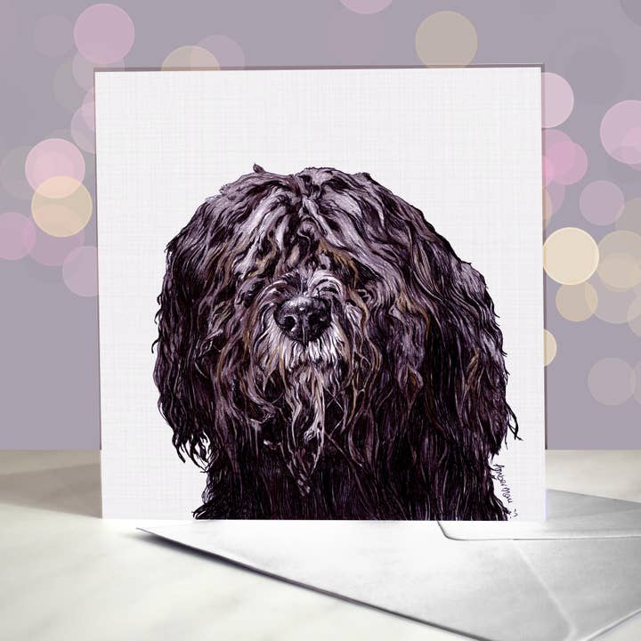 Cartão de saudações mais pupulares de Bergamasco por atacado de Amber Marie Studio