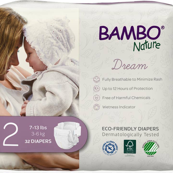 Bambo Nature USA - Wholesale Diaper (Cloth) - Baby - Bambo Nature Dream Baby Diapers Size 2