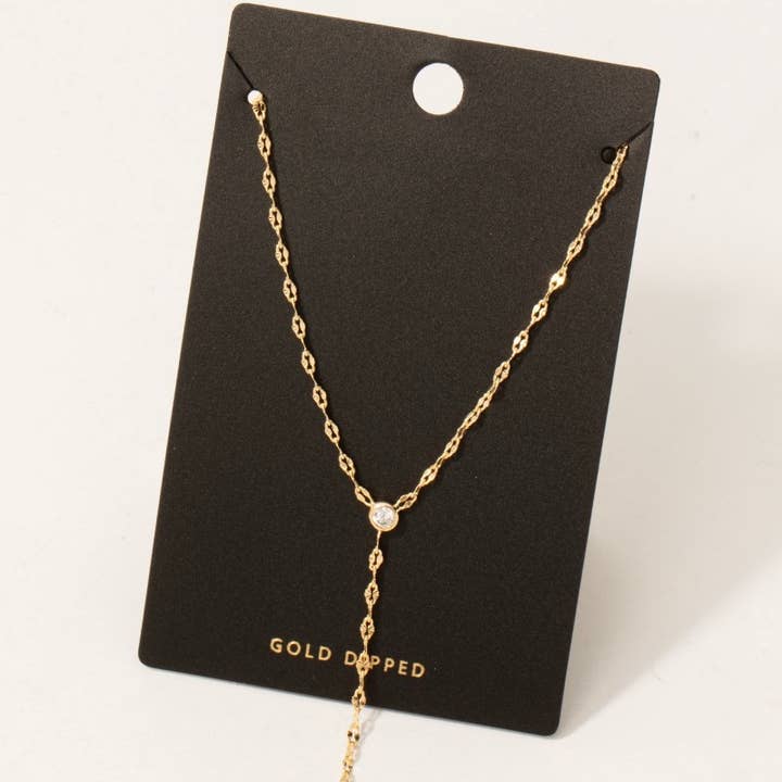 Dainty Gold Dipped Chain Link Y Necklace and other Purchase Wholesale hielo. Free Returns & Net 60 Terms on Faire trending on Faire.