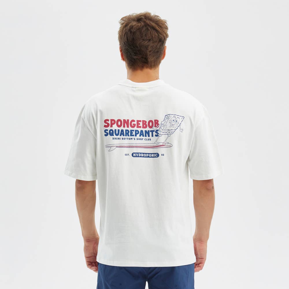 Hydroponic - Wholesale Screen Printed T-Shirt - Unisex - SB Surf SS 01-White1