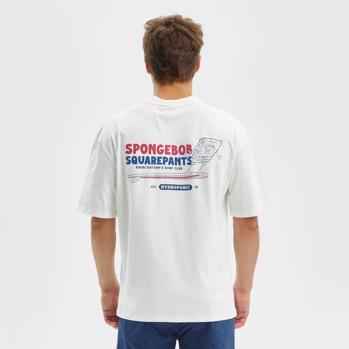 Hydroponic - Wholesale Screen Printed T-Shirt - Unisex - SB Surf SS 01-White1